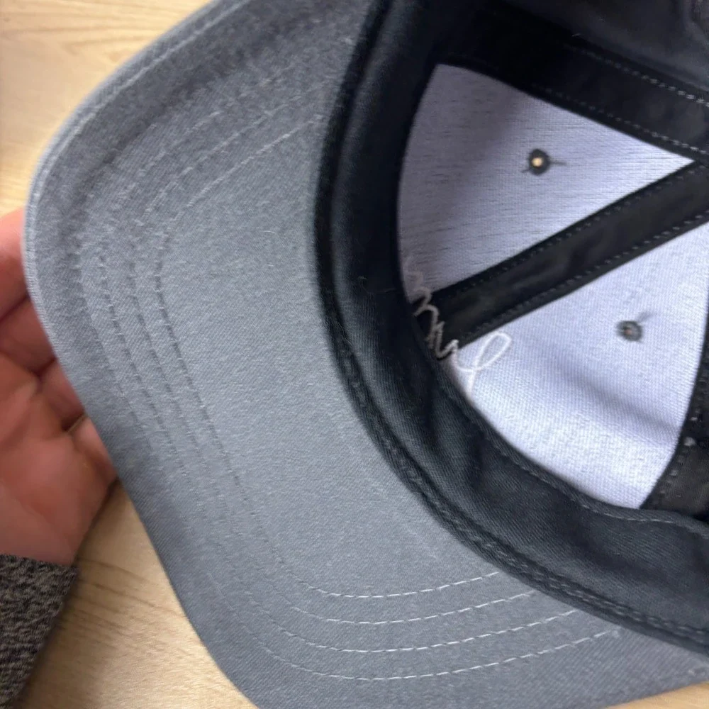 Caribou Coffee Hat Strap Back Gray Love Your Melon One Size Adjustable